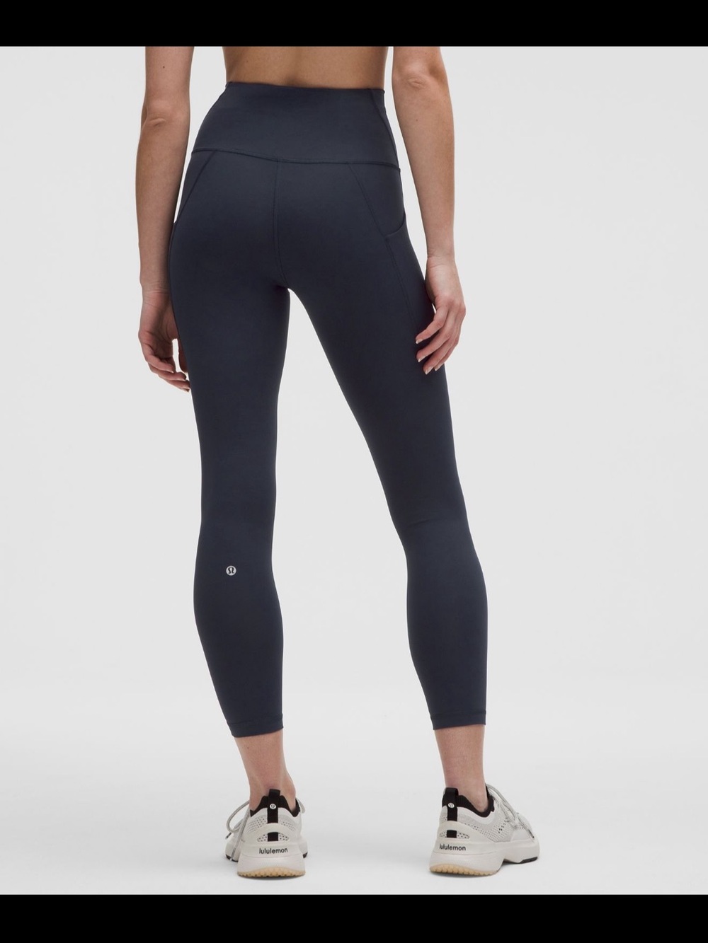 lululemon athletica Charcoal Cropped High-Rise Leggings